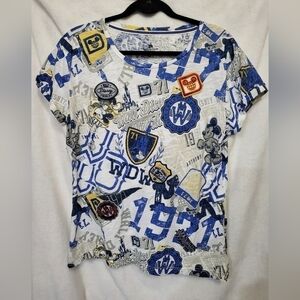 Disney Parks T-shirt with Patches Size Large NWOT